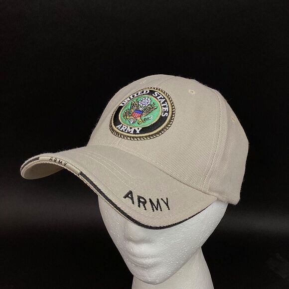 Rapid Dominance - United States Army - Beige Hat - 100% Acrylic - One Size - Picture 1 of 9